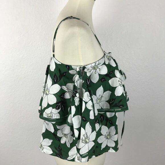 J.O.A. Top Shirt Floral Cold Shoulder - Picture 3 of 10